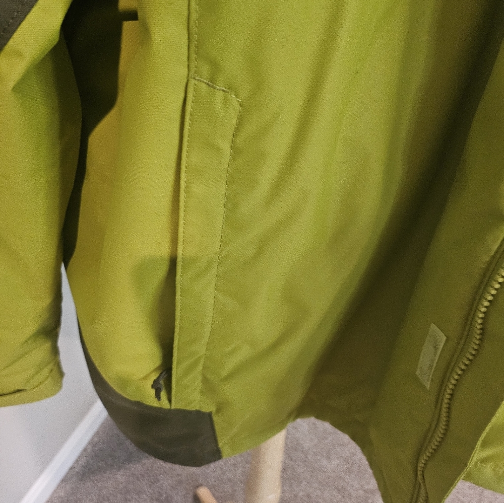 Columbia – 2--Tone Chartreuse and Olive Fleece Interchangeable Hooded Jacket -4X - Picture 3 of 16